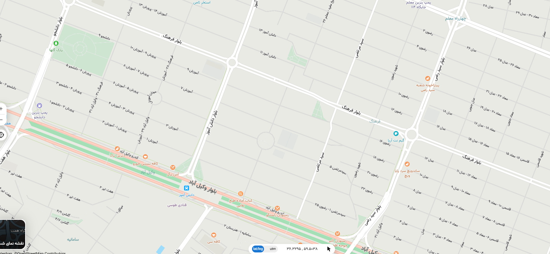 map location
